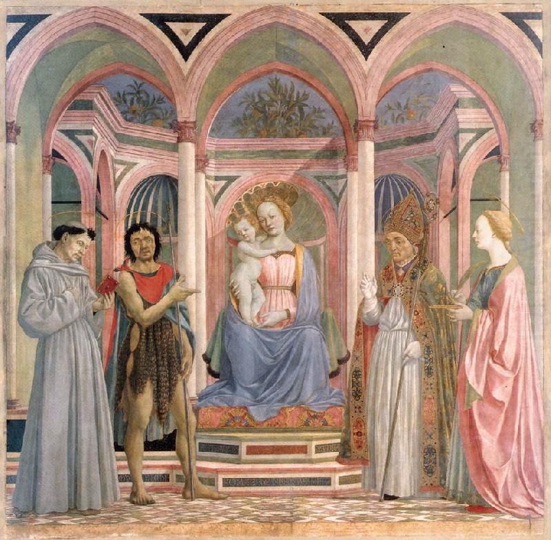 The Madonna and Child with Saints dne, DOMENICO VENEZIANO